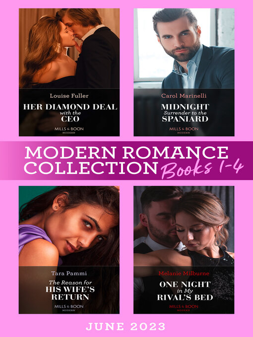 Cover image for Modern Romance June 2023 Books 1-4